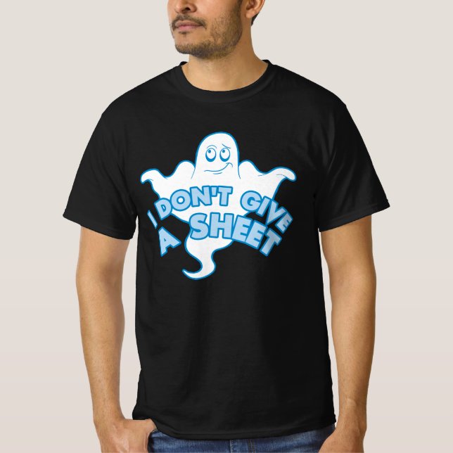Jag heter inte Ge A Lakan - Funny Ghost-citat T Shirt (Framsida)