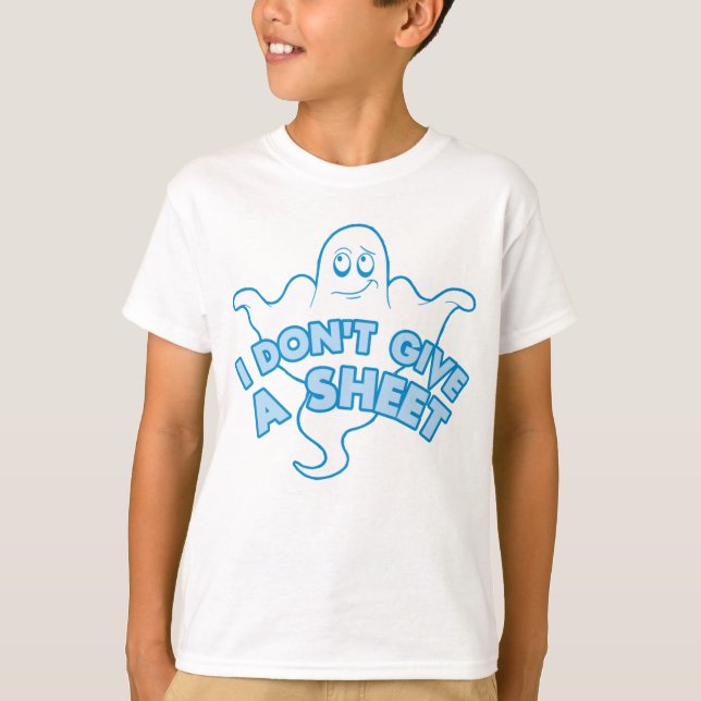 Jag heter inte Ge A Lakan - Funny Ghost-citat T Shirt (Framsida)