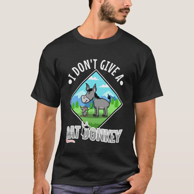 Jag heter inte Ge A råtta donkey T Shirt (Framsida)