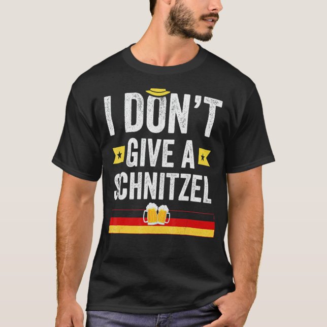 Jag heter inte Ge A Schnitzel German T Shirt (Framsida)