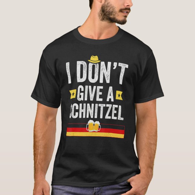 Jag heter inte Ge A Schnitzel German T Shirt (Framsida)
