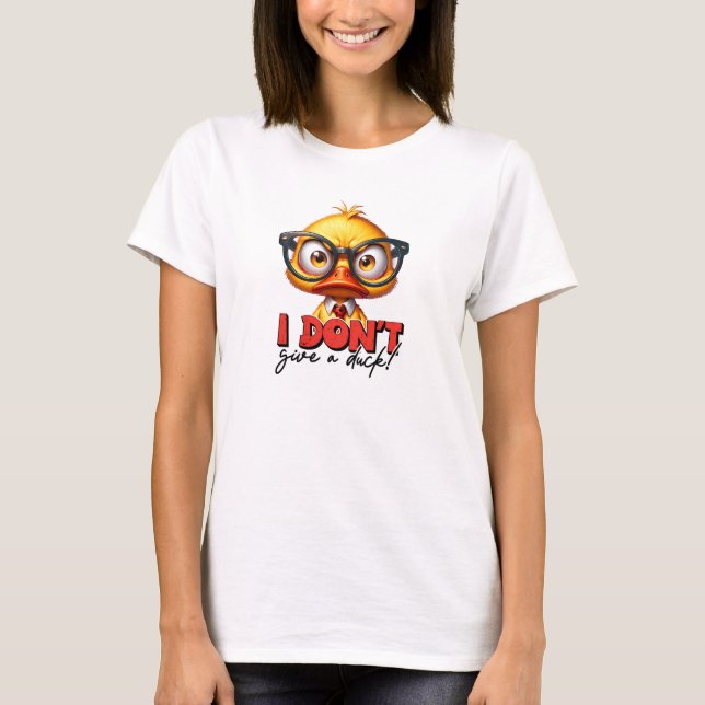 Jag heter inte ge vid anka arg anka t shirt (Framsida)