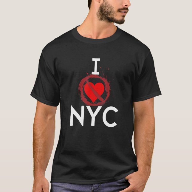 Jag heter inte kärlek New York City 1 T Shirt (Framsida)