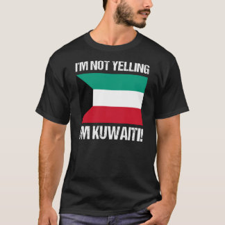 Jag heter inte Kuwaiti Land Flagga Kuwait T Shirt