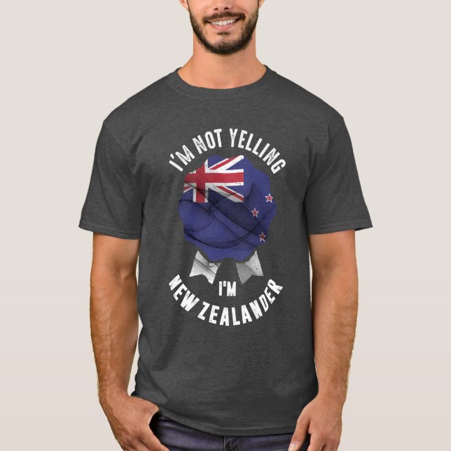 Jag heter inte New Zealander T Shirt (Framsida)