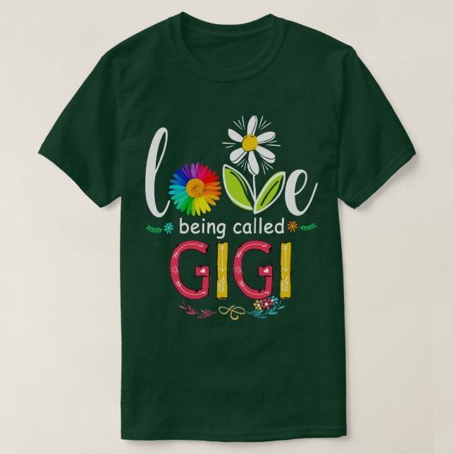 Jag heter Kärlek Gigi Solros T Shirt (Design framsida)
