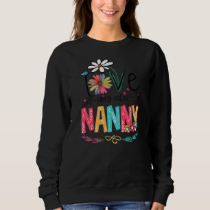 Jag heter Kärlek Nanny Mors dag Gifts T Shirt