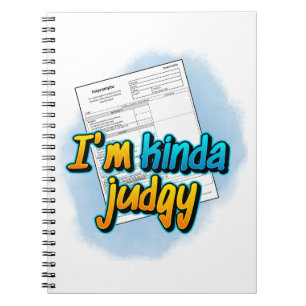 Jag heter Kinda Judgy Spiral Notebook Anteckningsbok