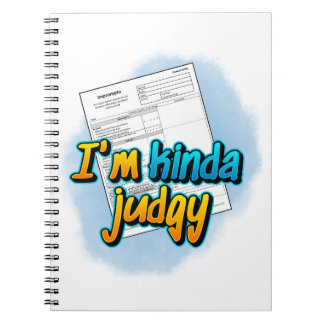 Jag heter Kinda Judgy Spiral Notebook Anteckningsbok