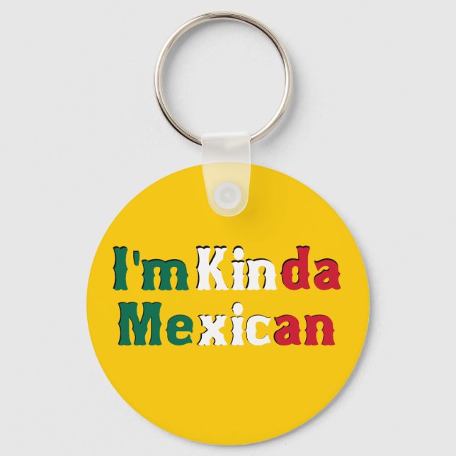 Jag heter Kinda Mexican Nyckelring (Framsida)