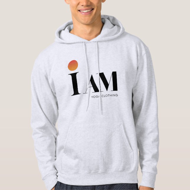 Jag heter Logotyp Hoodie (Framsida)