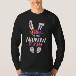 Jag heter Mamaw Bunny Påsk Funny Påsk Mor Da T Shirt