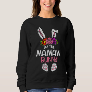 Jag heter Mamaw Bunny Påsk Funny Påsk Mor Da T Shirt