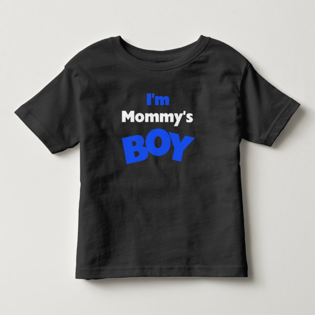 Jag heter Mamma Boy T-shirt (Framsida)