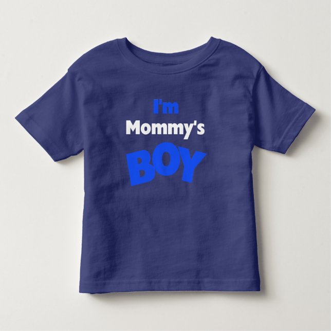 Jag heter Mamma Boy Tee Shirt (Framsida)