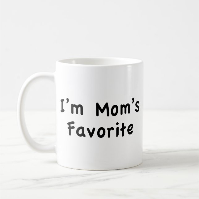 Jag heter Mamma favoritkaffe Mugg (Vänster)