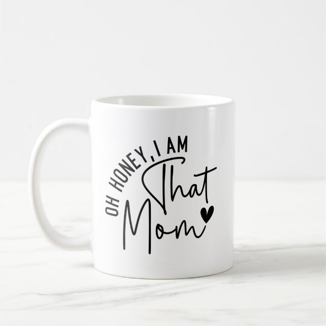 Jag heter mamma. | Funny Sassy Mamma Life Kaffemugg (Vänster)