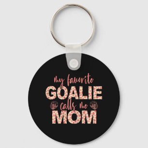Jag heter Mamma Hockey Goalie Nyckelring
