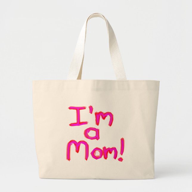 Jag heter MAMMA! Jumbo Tygkasse (Framsidan)