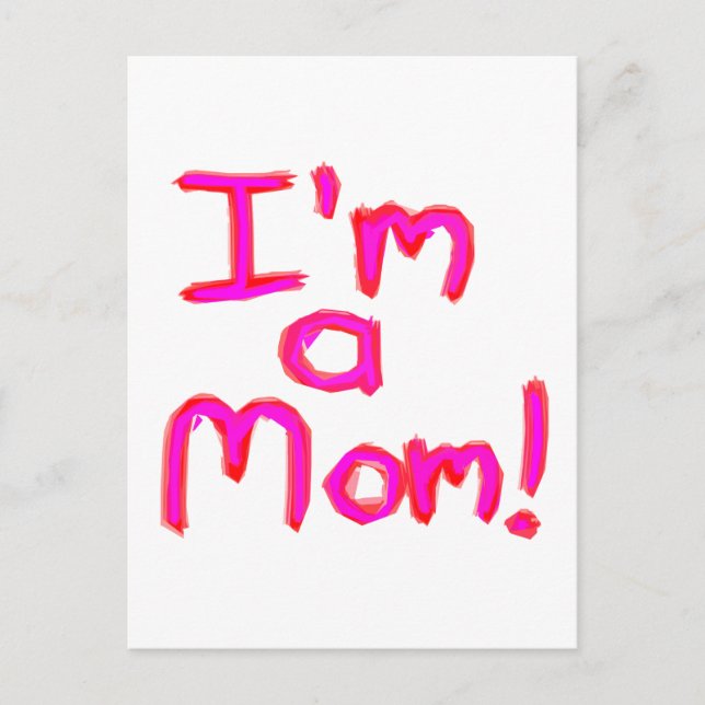 Jag heter MAMMA! Vykort (Framsida)