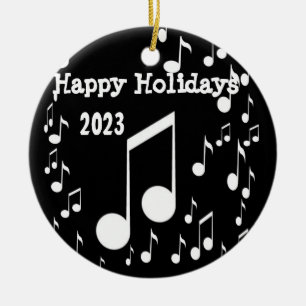 Jag heter Music, Glad helg_ Julgransprydnad Keramik