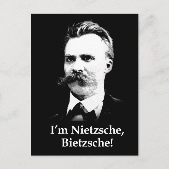 Jag heter Nietzsche, Bietzsche! Vykort (Framsida)