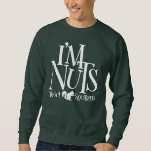 Jag heter Nöt - lustig ekorre älskare T-Shirt Lång Ärmad Tröja