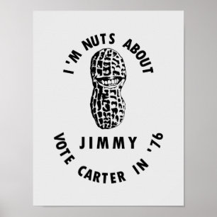 Jag heter Nöt Om Jimmy - val 1976 i Carter Poster