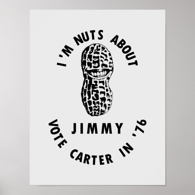 Jag heter Nöt Om Jimmy - val 1976 i Carter Poster (Framsidan)