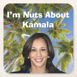 Jag heter Nöt Om Kamala Underlägg Papper Kvadrat