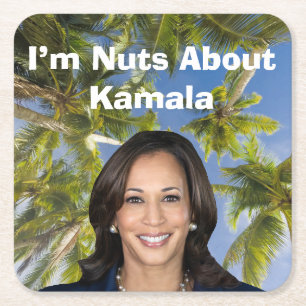 Jag heter Nöt Om Kamala Underlägg Papper Kvadrat