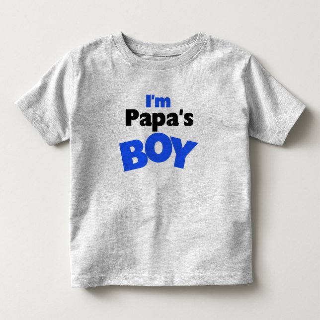 Jag heter Pappa Boy Tee (Framsida)