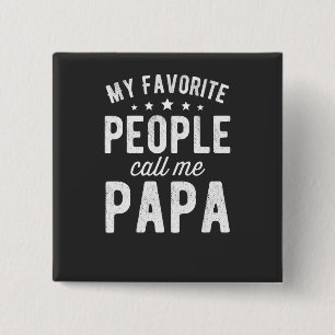 Jag heter pappa T-Shirt Knapp