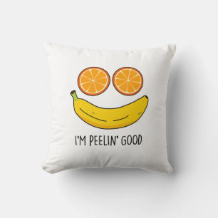 Jag heter Peelin Bra Funny Fruit Pun Kudde