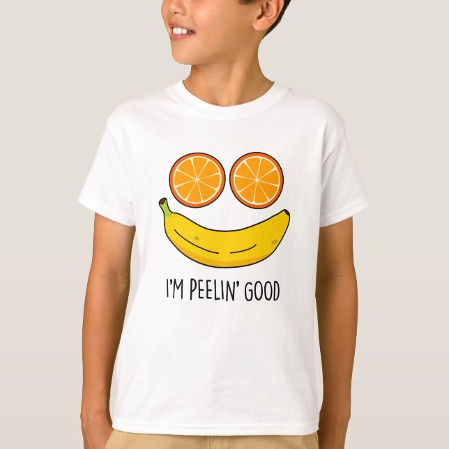 Jag heter Peelin Bra Funny Fruit Pun T Shirt (Framsida)