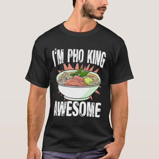 Jag heter Pho Kung Vietnamese Pho Noodles Asian Fo T Shirt (Framsida)