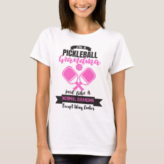 Jag heter "pickleball Grandma", roligt citat T Shirt