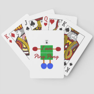 Jag heter Ping Pong Tecknad Spelkort