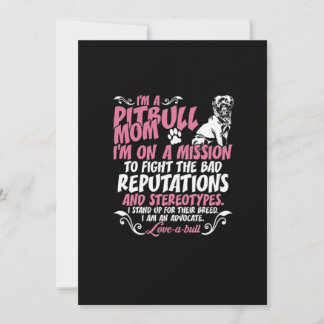 Jag heter Pitbull Mamma Julkort