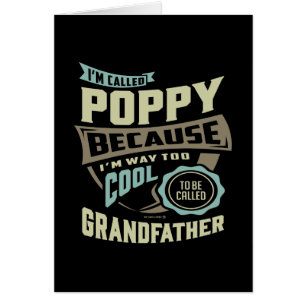 Jag heter Poppy Hälsningskort