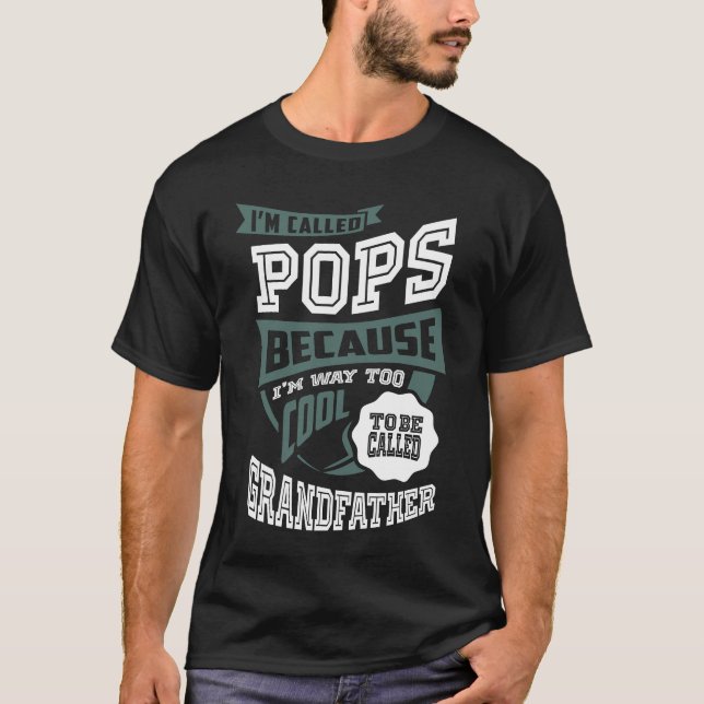 Jag heter Pops T Shirt (Framsida)