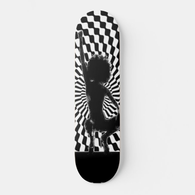 Jag heter Queen Mini Skateboard Bräda 18,5 Cm (Framsida)