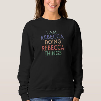Jag heter Rebecca Doing Rebecca Sak Roligt Firande T Shirt