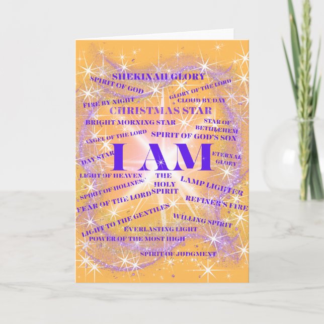 Jag heter Shekinah Glory Greeting Card Kort (Framsida)
