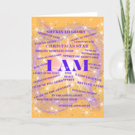 Jag heter Shekinah Glory Greeting Card Kort