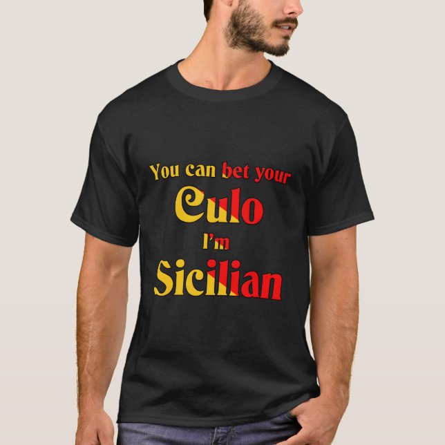 Jag heter Sicilian T Shirt (Framsida)