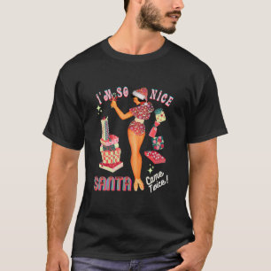 Jag heter SoNiceSantaCameTwice Naughty Joke T Shirt