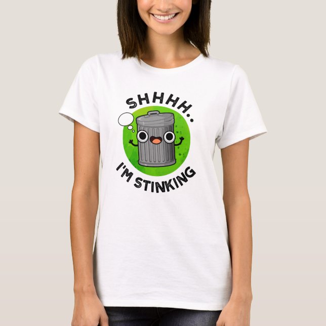 Jag heter Stinking Funny Sopor Sopor Pun T Shirt (Framsida)