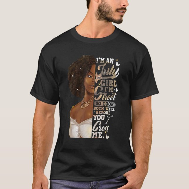 Jag heter Street Black Girl från födelsedagen Mors T Shirt (Framsida)
