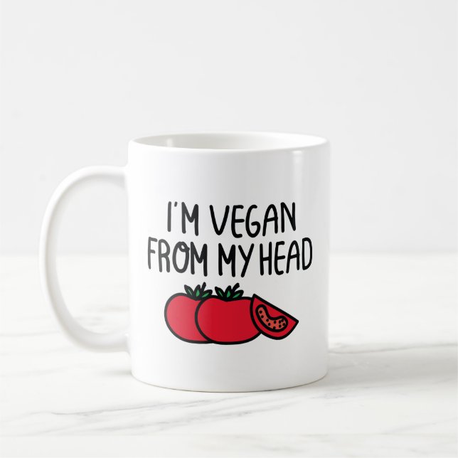 Jag heter Vegan Kaffemugg (Vänster)